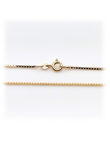 8kt Venezia kæde 130 tråd/38cm