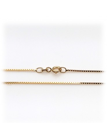 8kt Venezia kæde 100 tråd/38cm