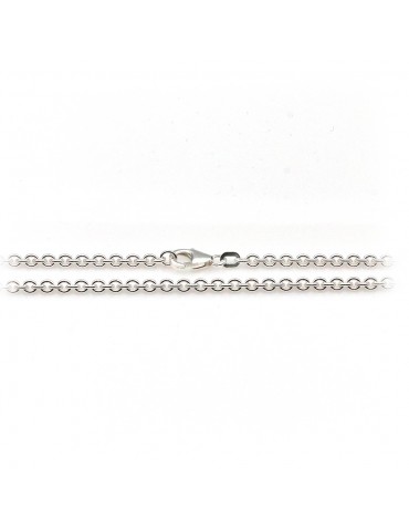 Sølv Rund anker kæde 0,80...