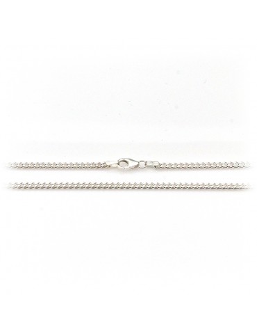 Sølv Panser kæde 0,85...