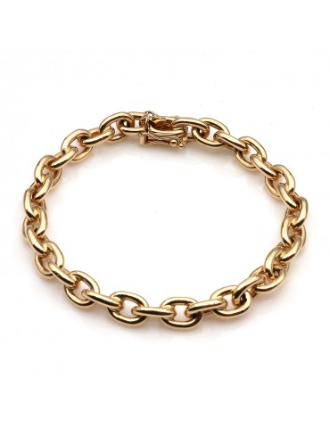 14kt armbånd - Rund Anker