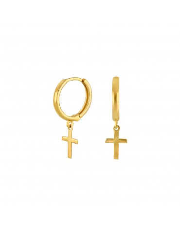 Nordahl guld creol med kors