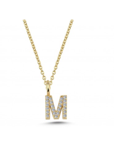 Nuran - Vedhæng - Bogstav 'M'