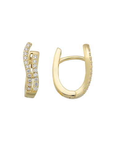 Jeweltime 8kt clik-creol i...