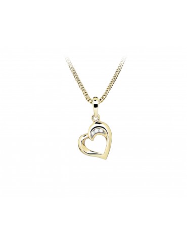 Jeweltime - 8kt vedhæng -...