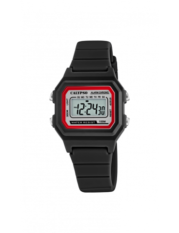 CALYPSO digital børne ur sort