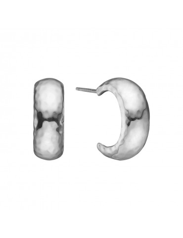 By Birdie - Sølv creol Spectra