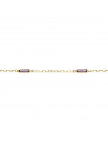 Scrouples - ankelkæde, sølv...