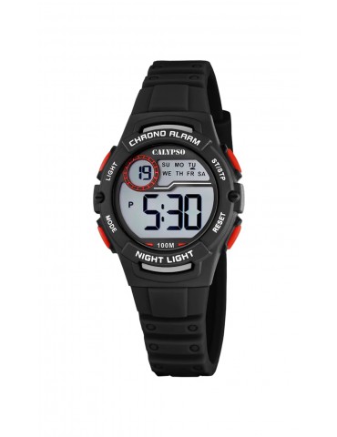 CALYPSO BØRNEURE DIGITAL SORT