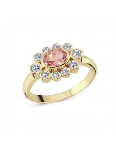 Nuran 14kt guld ring -...