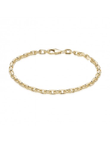 Sølv forgyldt Anker armbånd