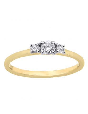 Jeweltime - 14kt guldring...