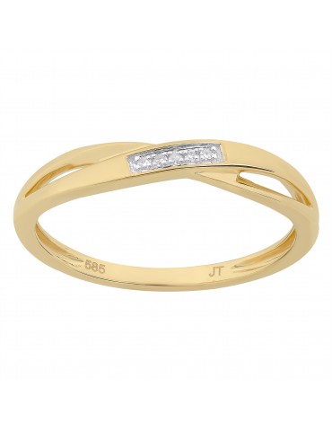 Jeweltime - 14kt guldring...
