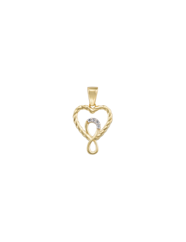 Jeweltime - 8kt vedhæng -...