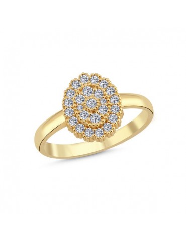 Nuran 14kt guld ring -...